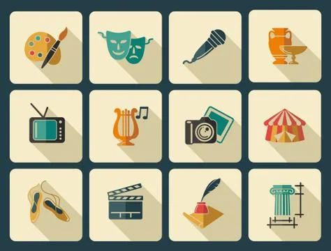 Hat graduate. Flat vector icon Stock Illustration