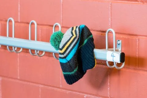 Hat on the hanger Stock Photos