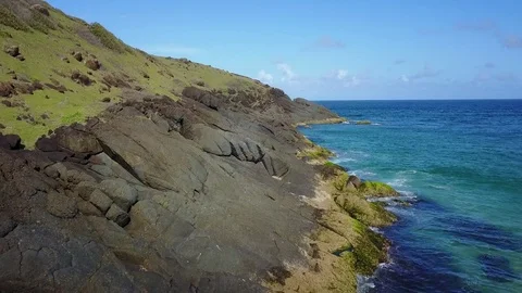 Hat Head Beach Drone shot in 4K Crowdy Bay National Park Stock-Footage 83188824