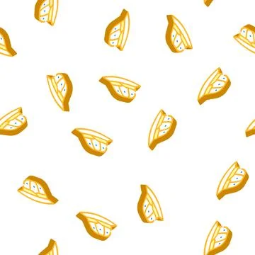 Hat hunter isometric icon seamless pattern Stock Illustration