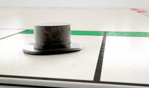 Hat Icon On A Boardgame Stock Illustration