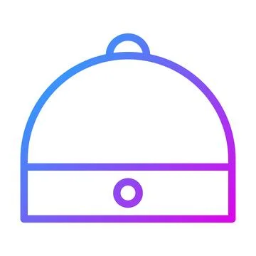 Hat icon gradient purple style chinese new year illustration vector perfect. Ilustración de archivo