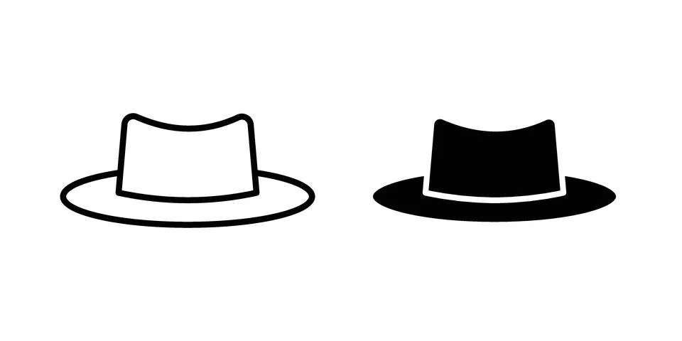 Hat icon or illustration vector symbols Stock Illustration