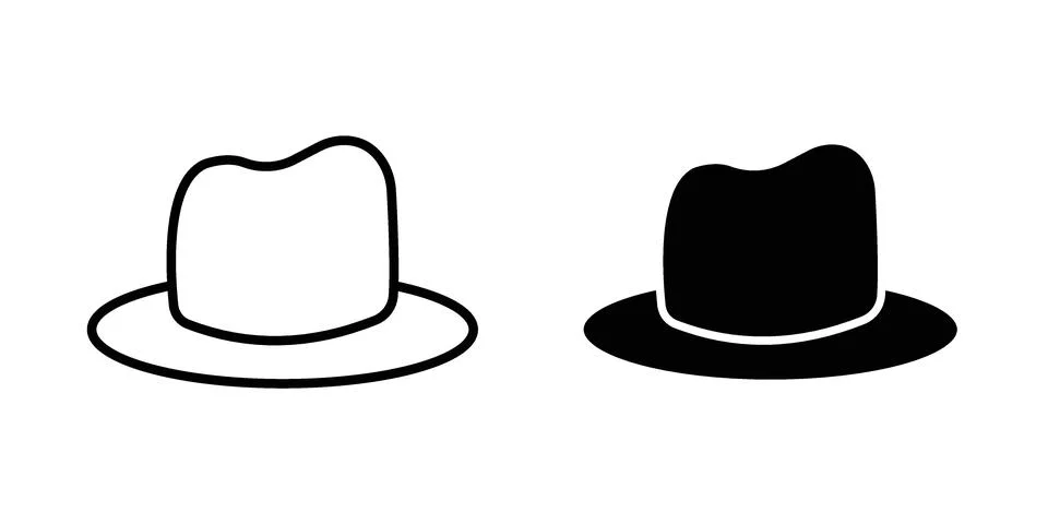 Hat icon vector design illustrations Stock Illustration