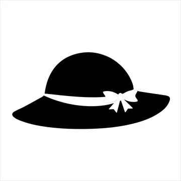 Hat icon Vector illustration Flat design Man and women's hat Illustrazione stock