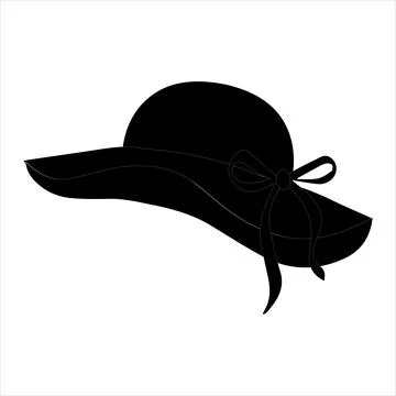 Hat icon Vector illustration Flat design Man and women's hat Illustrazione stock