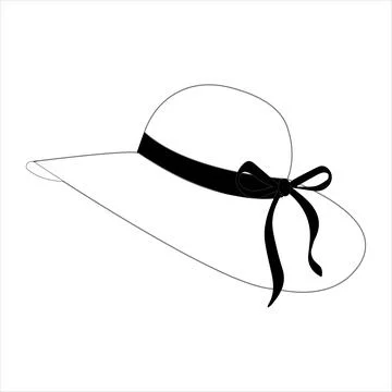 Hat icon Vector illustration Flat design Man and women's hat Illustrazione stock