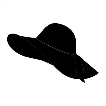 Hat icon Vector illustration Flat design Man and women's hat Stock Illustration