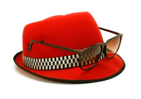 Hat isolated on a white background Stock Photos