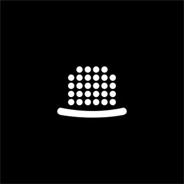 Hat logo design concept Stock Illustration