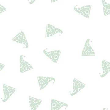 Hat magic glyph seamless pattern Stock Illustration