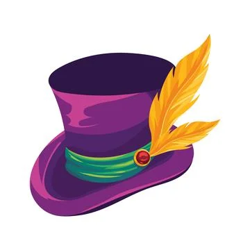 Hat mardi gras Stock-Illustration