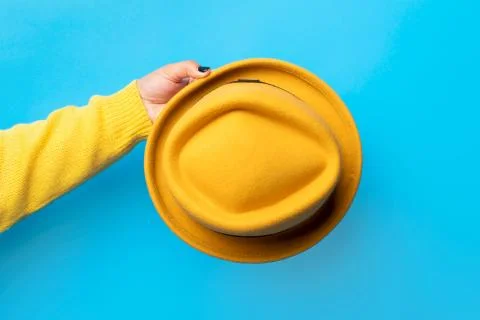 Hat with mock up Stock Photos