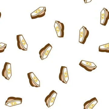 Hat pirate isometric icon seamless pattern Illustrazione stock