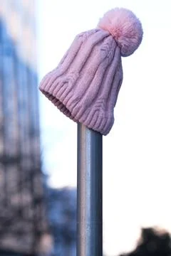Hat on a pole Stock Photos