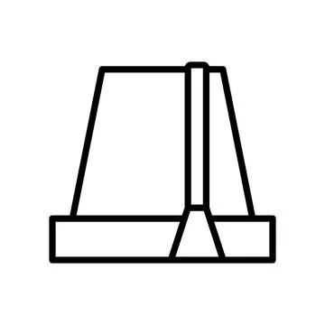 Hat Ramadan icon. Simple line vector elements of islam icons for ui and ux Illustrazione stock