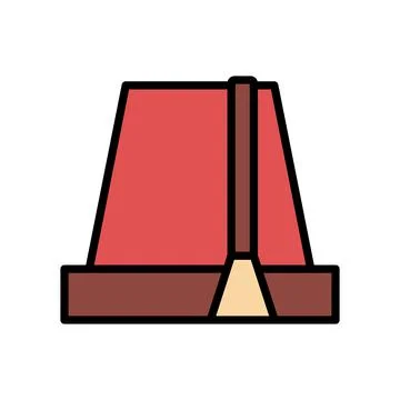 Hat Ramadan icon. Simple outline color vector elements of islam icons for ui and イラスト素材