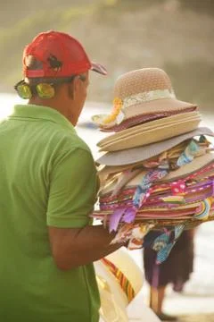Hat seller Foto stock