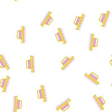 Hat spain vector seamless pattern イラスト素材