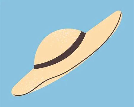 Hat vector element of summer beach vacation Stock Illustration