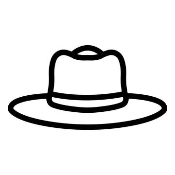 Hat Vector Icon Design Illustration Stock Illustration