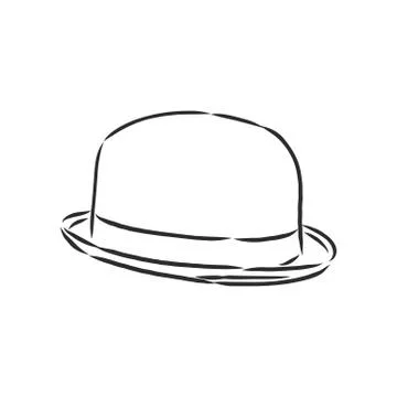 Hat vector illustration sketches template. hat, vector sketch illustration イラスト素材