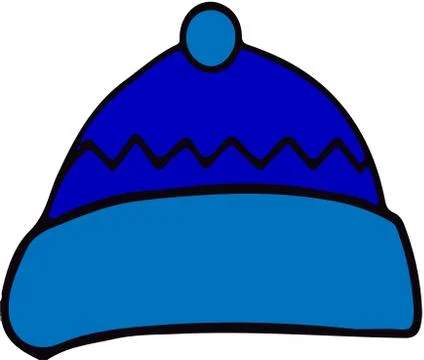 Hat on a white background Stock Illustration