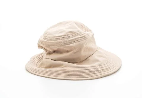 Hat on white background Foto stock