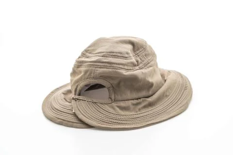 Hat on white background Stock Photos