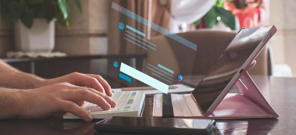 ?hatbot artificial coding coding background Digital software development. 스톡 사진