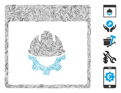 Hatch Collage Development Calendar Page Icon イラスト素材