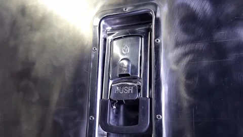 Hatch lock Video stock 172406181