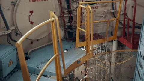 Hatch of mine of nuclear missile. 스톡 동영상 172410897