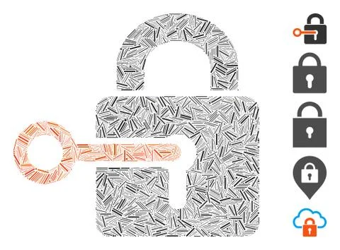 Hatch Mosaic Secrecy Illustrazione stock