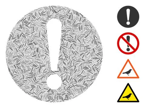 Hatch Problem Icon Vector Mosaic Stockillustratie