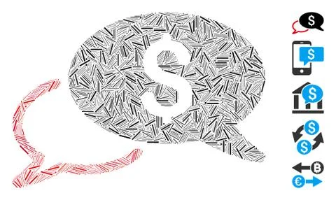Hatch Wire Transfer Icon Vector Collage Stock Illustration