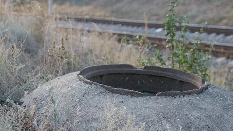 Hatch without a cover. Stock Footage 120540327