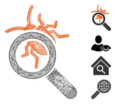 Hatched Debugger Explorer Vector Mesh イラスト素材