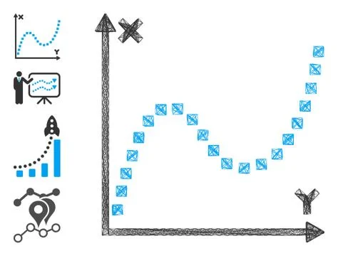 Hatched Dotted Plot Vector Mesh Ilustración de archivo