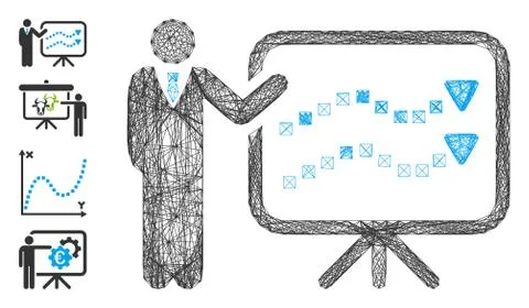 Hatched Trends Lecture Vector Mesh Ilustración de archivo