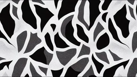 Hatching animation set of seamless modern ornaments. Minimal monochrome Video stock 220147457