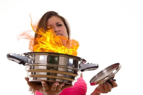 Hate to cook Stock Photos