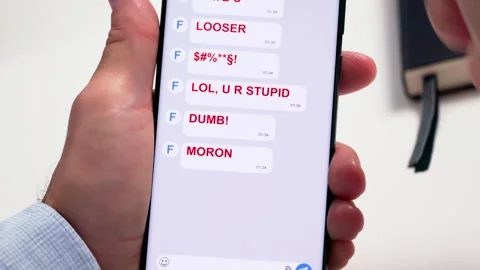 Hate Speech Comments And Bad Talk Video stock 285889163