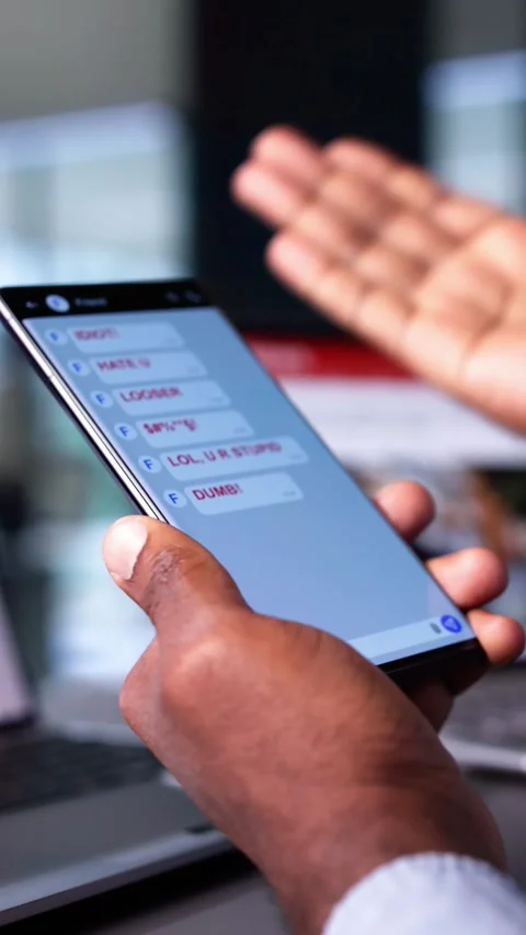 Hate Speech Comments And Bad Talk Stock Footage 293942150