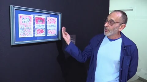 Hate speech fragments the social structure, according to Costa Rican artist Paul Stock Footage 328606105