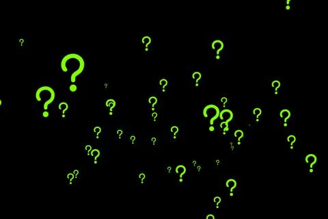 Hatena Mark Question Shape Color Particle CG Background Wallpaper Stock Illustration