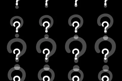 Hatena Mark Question Shape Color Particle CG Background Wallpaper Stock Illustration