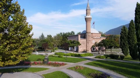 Hatice Isfendiyar Mosque in Bursa Stock Footage 332076382