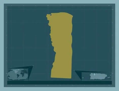 Hatillo, Puerto Rico. Solid color shape イラスト素材