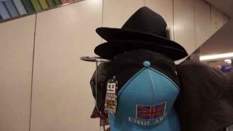 Hats and caps Stock Footage 101935221